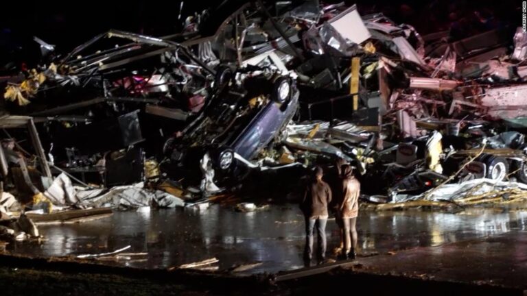 ‘The damage here is indescribable’: See aftermath of Kentucky tornadoes