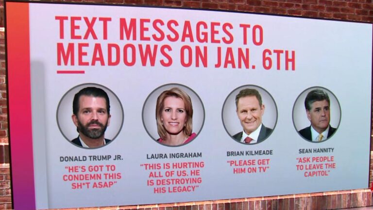 Trump’s son, Fox hosts begged White House to get Trump to stop Jan. 6 riot