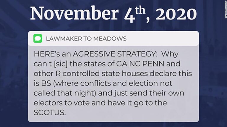 The smoking gun in the Mark Meadows texts