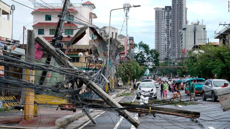 Death toll from Super Typhoon Rai climbs to at least 75 people in the Philippines