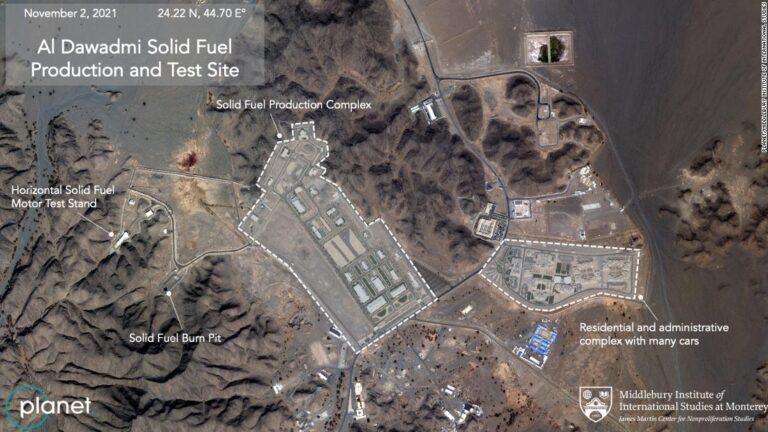CNN Exclusive: US intel and satellite images show Saudi Arabia is now building its own ballistic missiles with help of China