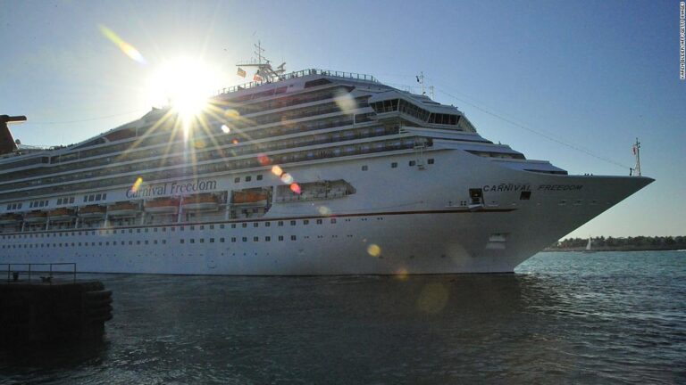 Carnival cruise ship with ‘small number’ of Covid-19 cases books a new port after being denied entry to 2