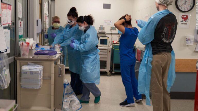 Several US states near all-time peak hospitalization levels