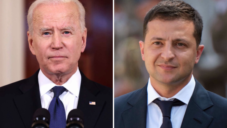 Biden tells Ukrainian president US ‘will respond decisively if Russia further invades’