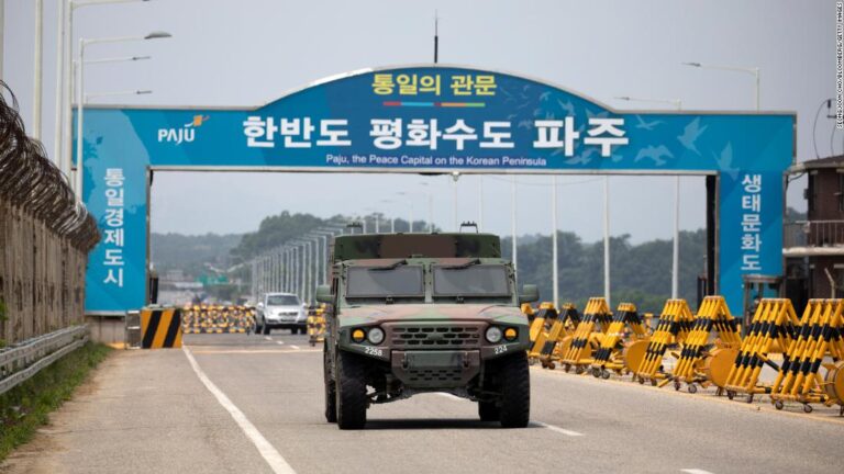 Unidentified person crossed heavily militarized border from South Korea to North Korea