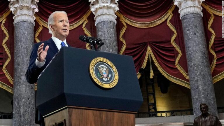 Biden confronts challenges to democracy at home and abroad this week
