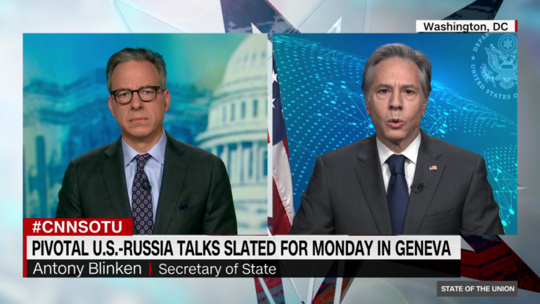 Blinken rules out pulling back US troops, restricting NATO in Russia talks