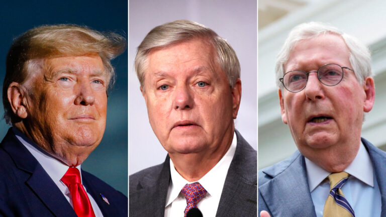 Lindsey Graham picks sides between Trump and McConnell