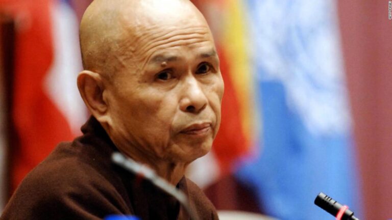 Thich Nhat Hanh, Buddhist monk and peace activist, dies at 95