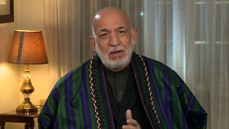 Hamid Karzai reacts to his 2001 warning to Amanpour