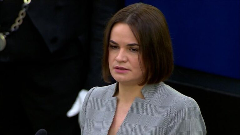 Russian troops are pouring into Belarus. Opposition leader speaks out