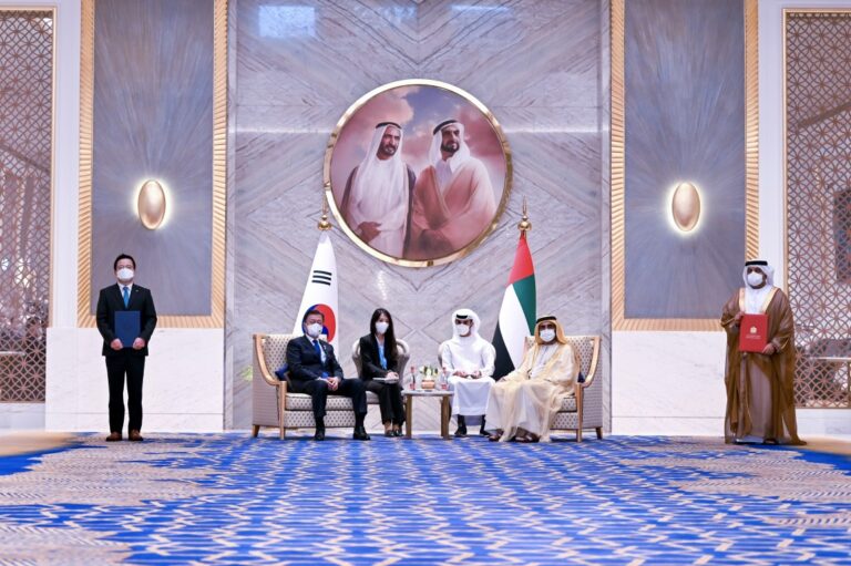 UAE and South Korea sign agreements in defense, hydrogen cooperation