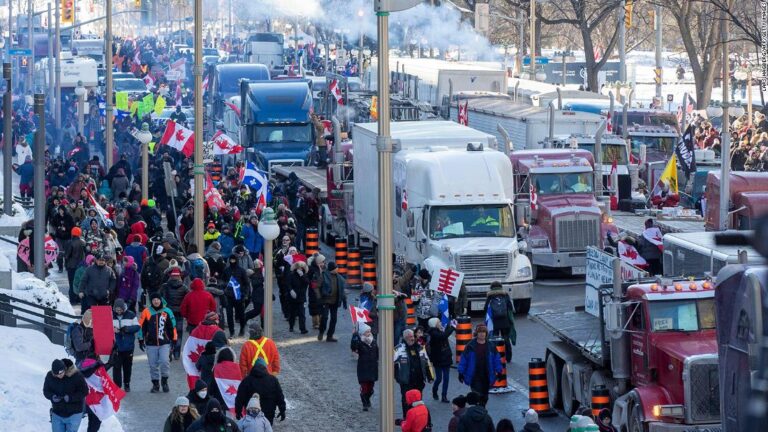Canada’s trucker protests are now doing the exact thing they supposedly aimed to stop