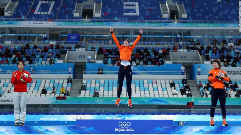 Speed skater Ireen Wüst the first athlete to win individual gold medals at five different Olympics