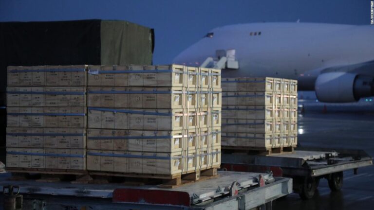 Images show latest US military aid to arrive in Ukraine