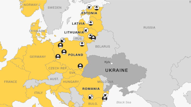 Here’s where NATO forces are deployed across Eastern Europe