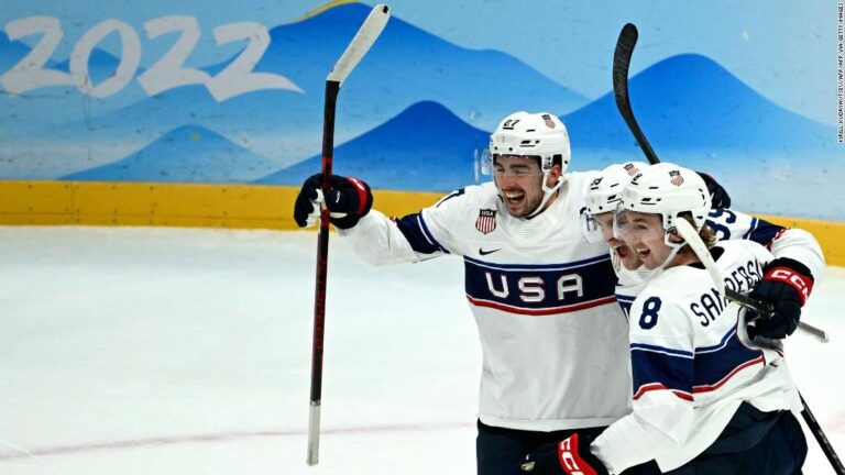 US beats Canada in men’s ice hockey at the Olympics for first time in 12 years