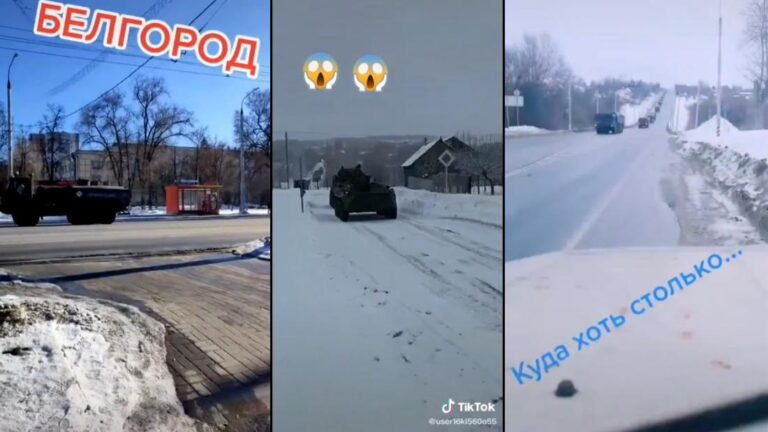 Social media videos capture latest Russian military deployment near Ukraine