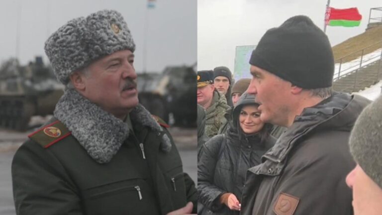 CNN reporter confronts Belarus leader over Russian military drills in his country