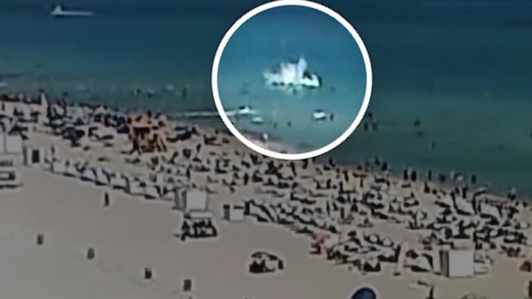 Video captures helicopter crashing into ocean near Miami Beach