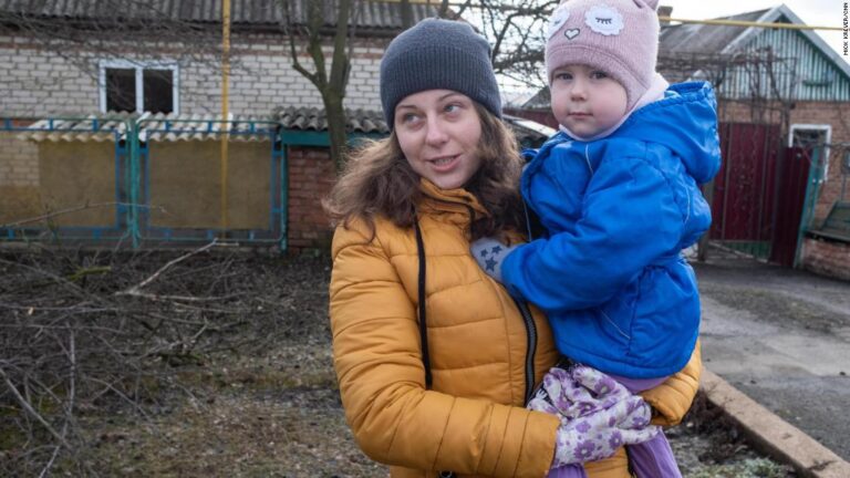 Shelling and mortar fire are an all-day event near the Ukrainian front line. But the residents won’t leave ‘our motherland’