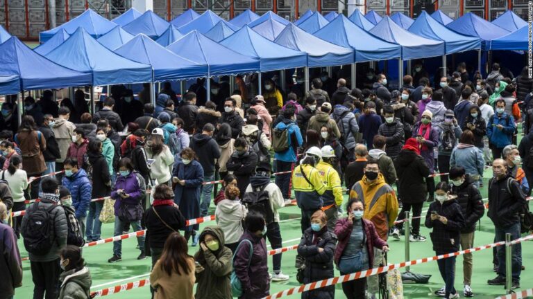 As Britain scraps free mass testing, Hong Kong will swab its entire population