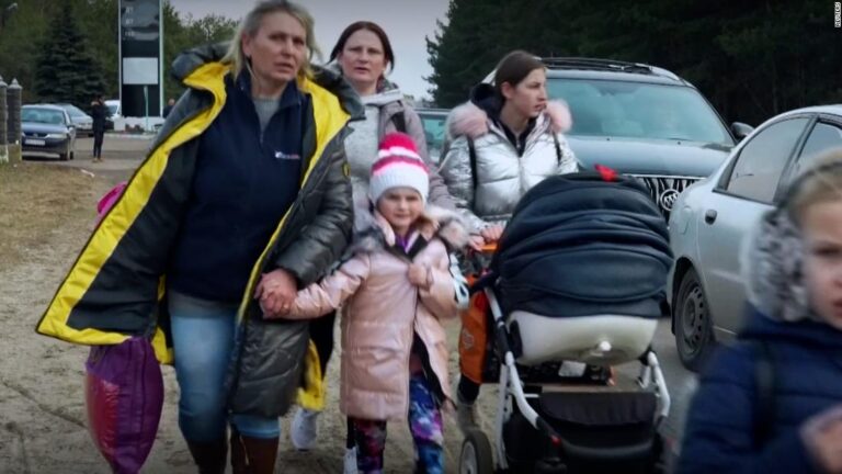 ‘We are exhausted’: Ukrainians flee the fighting any way they can