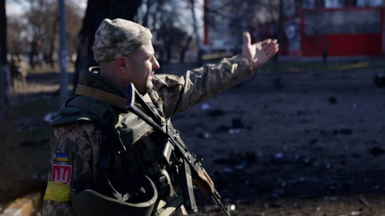 Ukrainian soldier: Russians said they wouldn’t hit civilian infrastructure. Look around