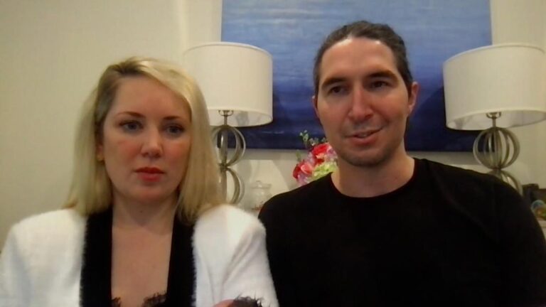 ‘We walked 8 miles with a newborn’: US couple’s dangerous escape from Ukraine