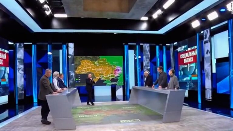 State TV leading Russians to believe they were forced into war with Ukraine