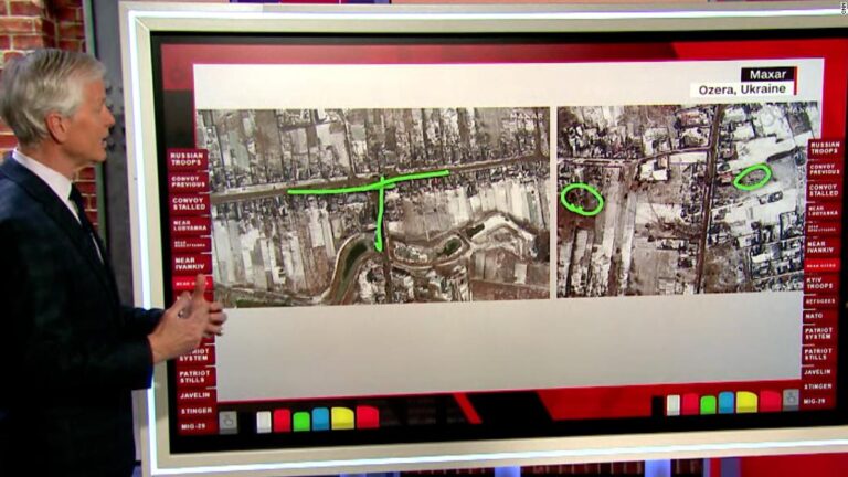 Former general reacts to new images of 40-mile long Russian convoy