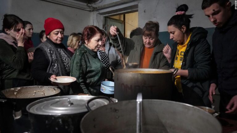 Ukrainians resort to desperate measures for food and water