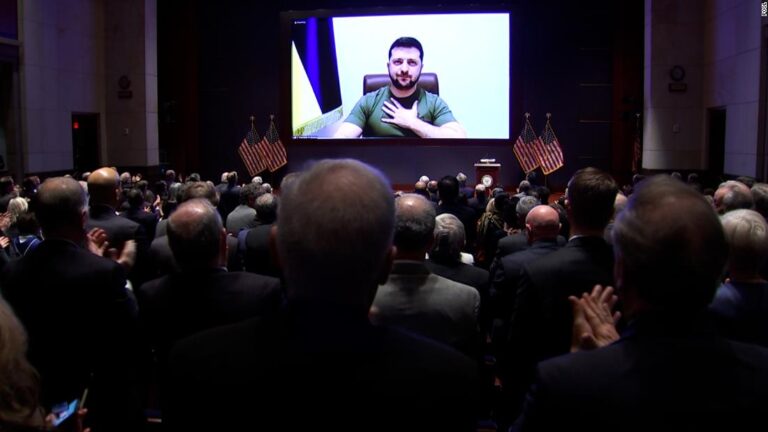 Zelensky to US lawmakers: ‘We need you right now’