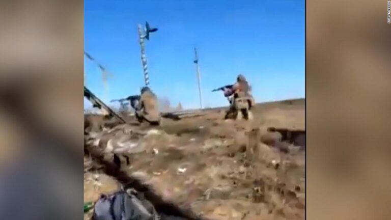 New video shows intense firefight near Kyiv