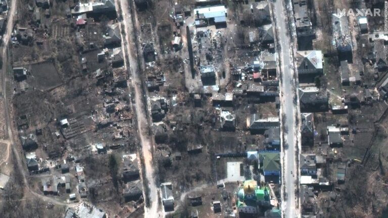 New satellite images reveal Ukrainian city of Izyum left in ruins