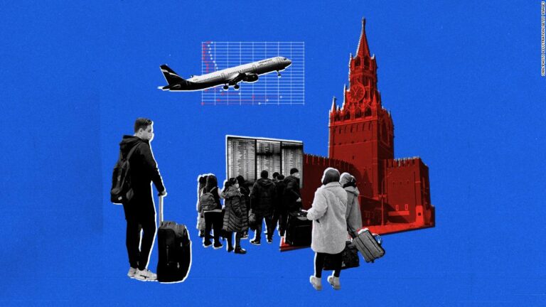 Putin’s war has triggered an exodus out of Russia — but the escape options are shrinking