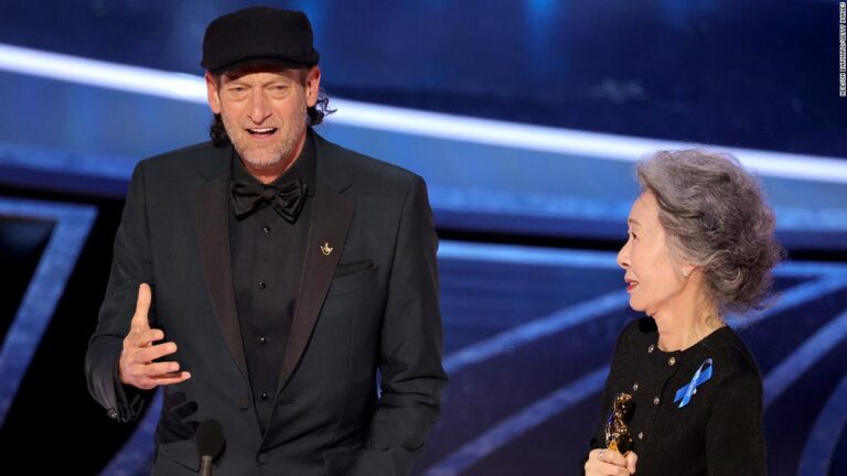 Troy Kotsur’s moving Oscar win brings audience to their feet with silent applause