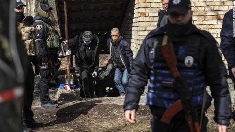 Bodies tied up, shot and left to rot in Bucha hint at gruesome reality of Russia’s occupation in Ukraine