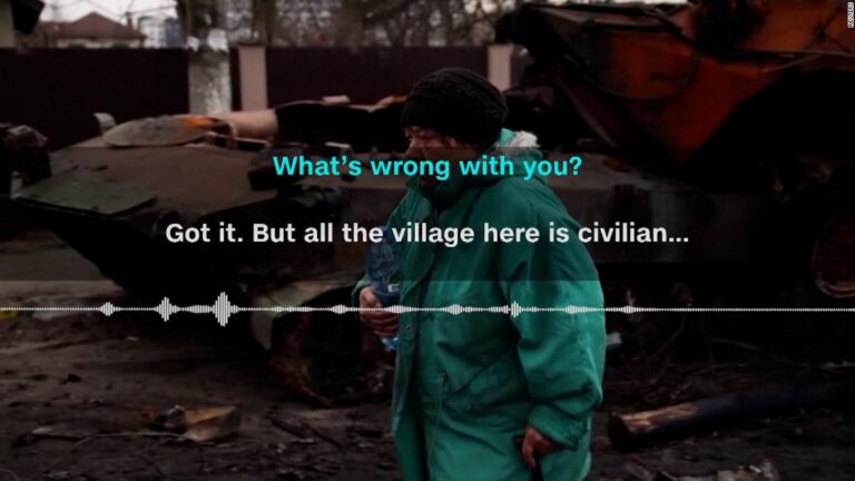 Intercepted audio reveals conversation between Russian soldiers