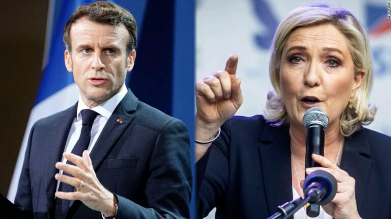 Macron spars with French presidential challenger Le Pen in fiery TV debate