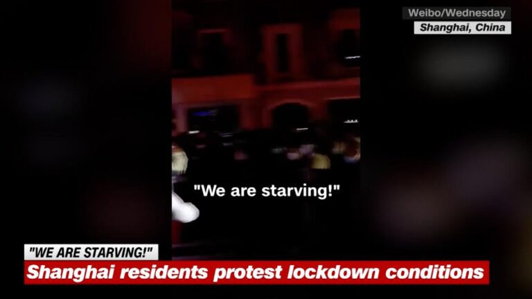 ‘We are starving’: Shanghai residents protest largest lockdown in the world