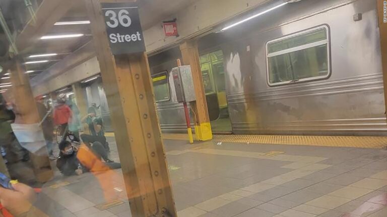 Multiple people shot in New York City subway station where undetonated devices were also found