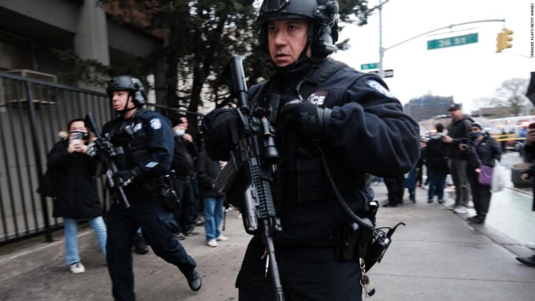 There are ‘no active explosive devices’ at scene of Brooklyn subway shooting, NYPD says