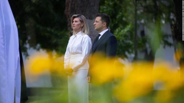 Ukraine’s first lady: ‘Don’t get used to our grief’