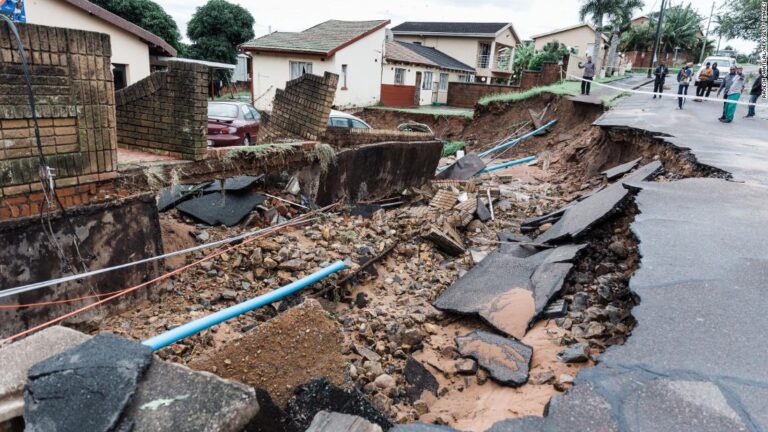 Death toll jumps to 259 after flooding washed away roads, destroyed homes in South Africa