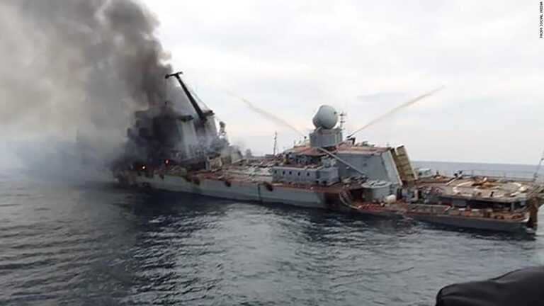 Moskva: Russian government acknowledges casualties for the first time since guided-missile cruiser sank