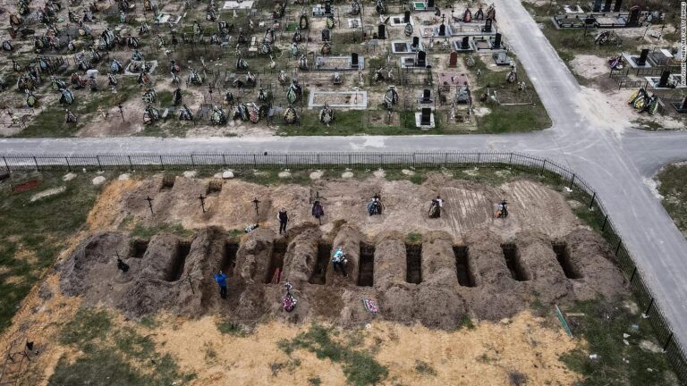 Huge number of civilians bodies recovered in Kyiv