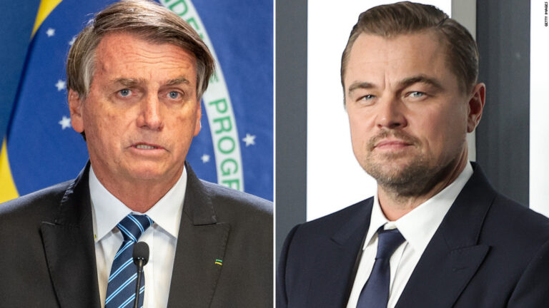 Bolsonaro lashes out at Leonardo DiCaprio