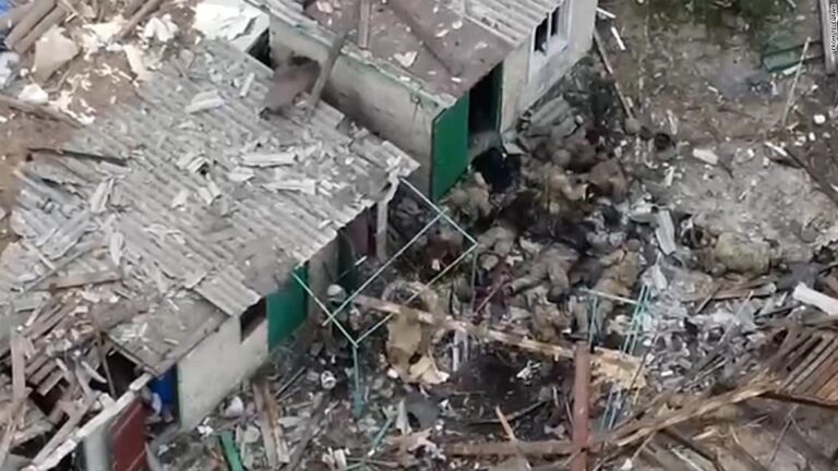 Watch Russian drone footage showing street fighting