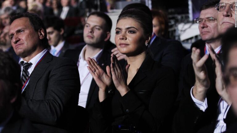 Putin’s reputed girlfriend and ex-wife sanctioned by UK